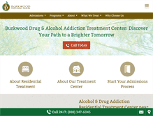 Tablet Screenshot of burkwoodtreatmentcenter.com